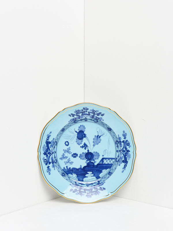 Oriente Italiano Flat dinner plate_ IRIS